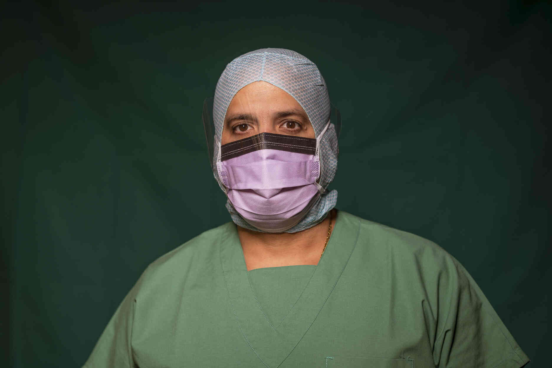 Adriano Rodriguez, 48 ans, infirmier en soins intensifs à la clinique Spoke Casal Palocco de Rome.
